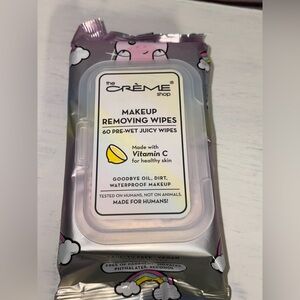 The crème shop Makeup Removing Wipes - 60 count.  BNWOT